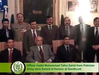Great Pakistan Army Cadet Wins Sword Of Honour At Sandhurst - Must Watch !!!