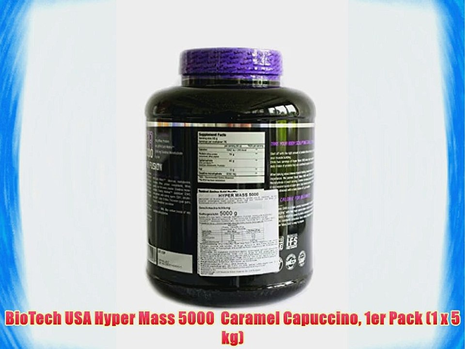 BioTech USA Hyper Mass 5000  Caramel Capuccino 1er Pack (1 x 5 kg)
