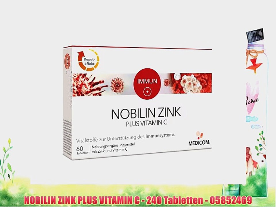 NOBILIN ZINK PLUS VITAMIN C - 240 Tabletten - 05852469