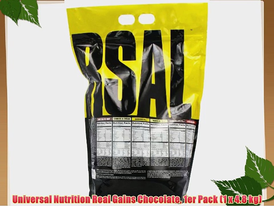 Universal Nutrition Real Gains Chocolate 1er Pack (1 x 4.8 kg)