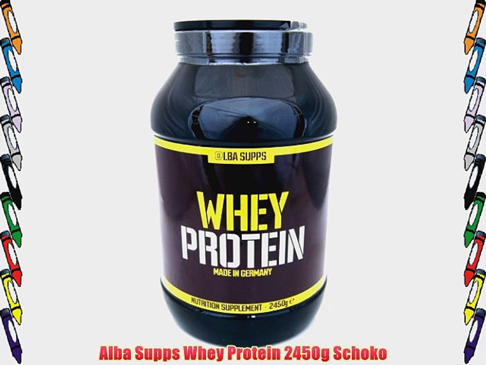 Alba Supps Whey Protein 2450g Schoko
