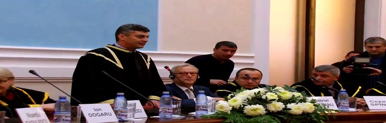 Ceremonia de acordare a titlului Doctor Honoris Causa lui Hannes Swoboda