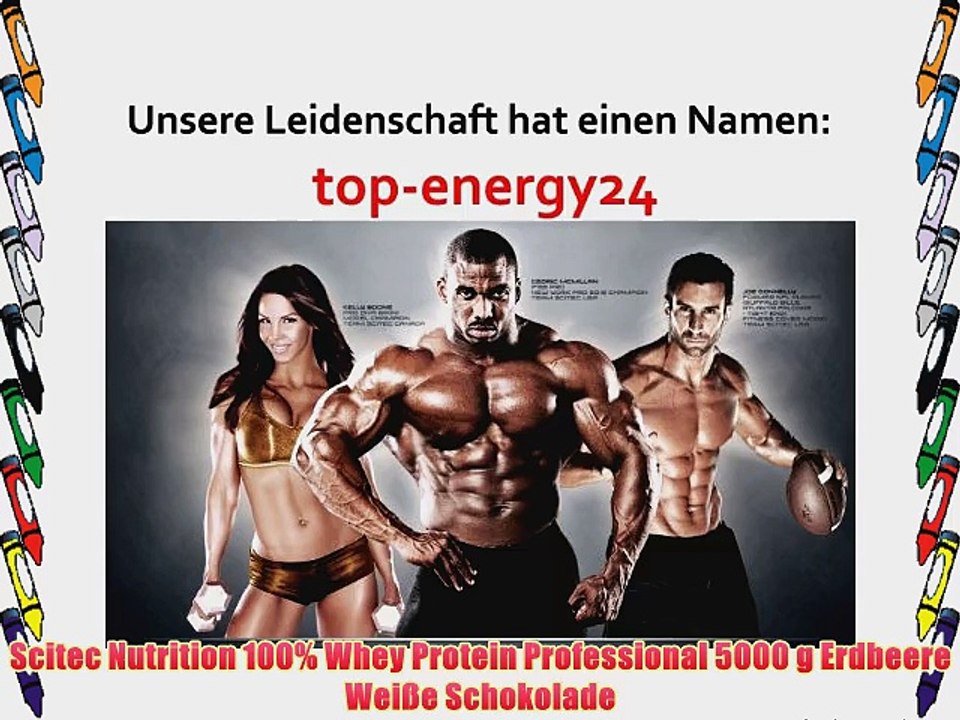 Scitec Nutrition 100% Whey Protein Professional 5000 g Erdbeere Wei?e Schokolade