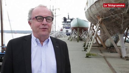 Brest. L'Hermione à quai début août