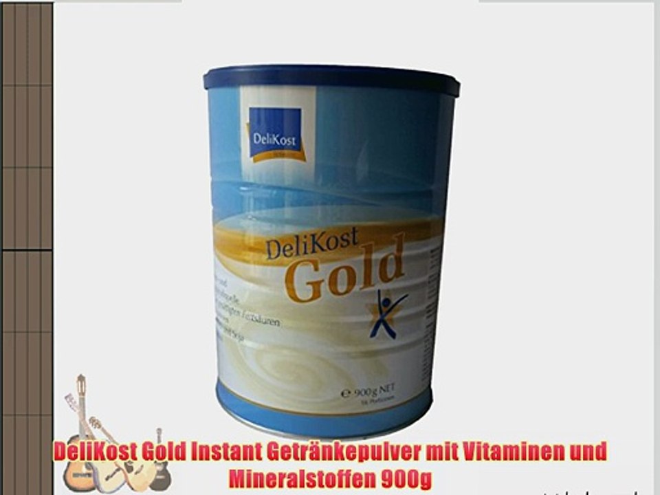 DeliKost Gold Instant Getr?nkepulver mit Vitaminen und Mineralstoffen 900g