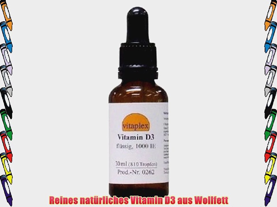 Vitamin D3 fl?ssig 1.000 IE 30 ml (810 Tropfen)