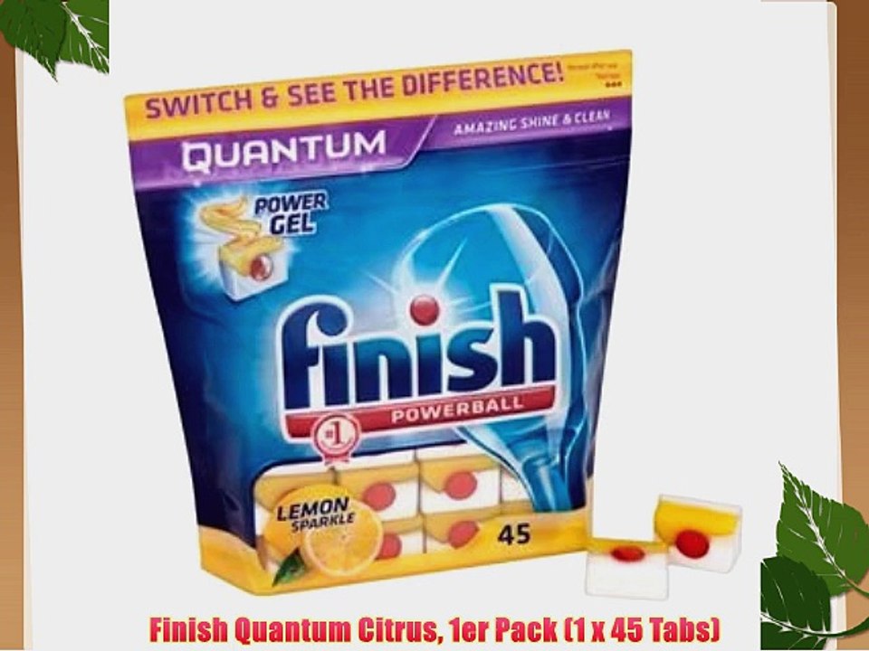 Finish Quantum Citrus 1er Pack (1 x 45 Tabs)
