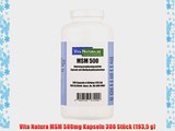 Vita Natura MSM 500mg Kapseln 300 St?ck (1935 g)