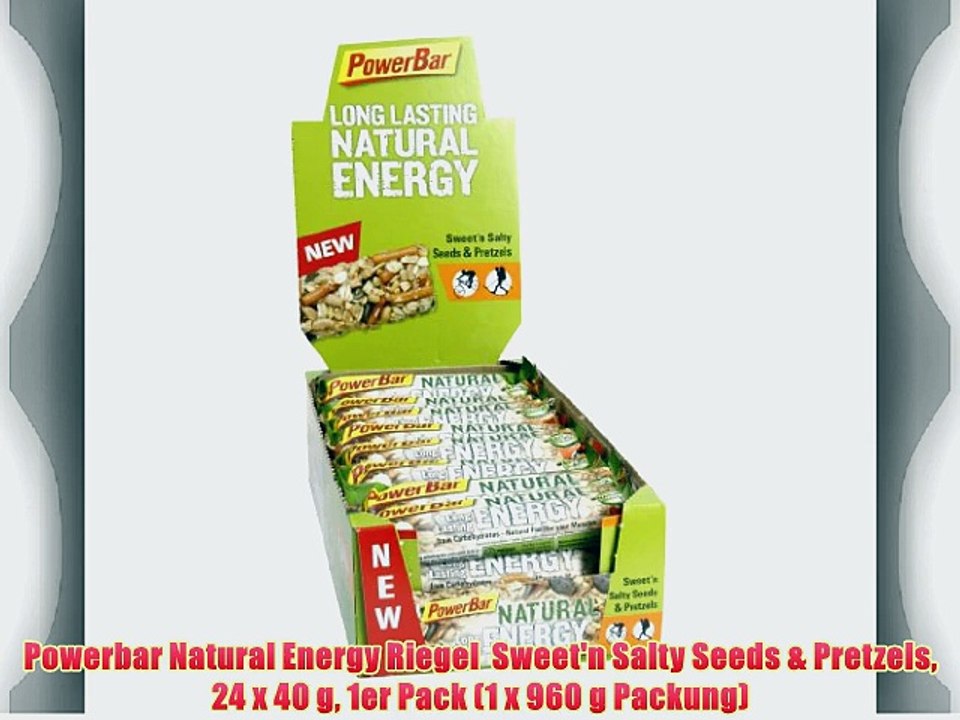 Powerbar Natural Energy Riegel  Sweet'n Salty Seeds