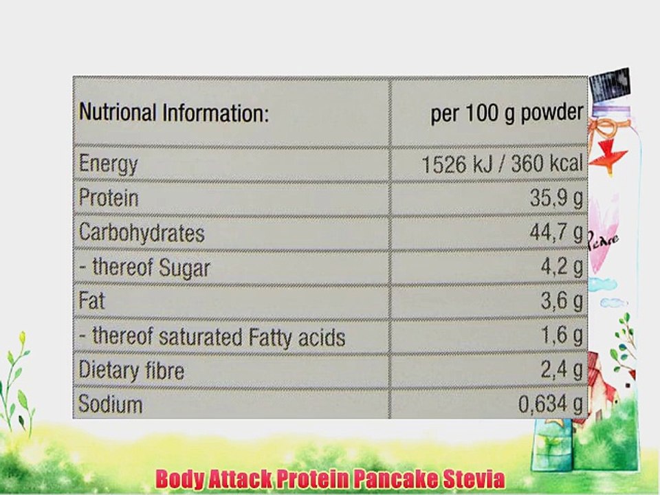 Body Attack Protein Pancake Stevia