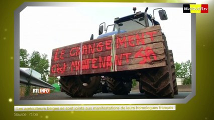 Les éleveurs belges soutiennent l’action des agriculteurs français