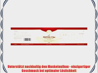 PROTEIN 4 PLUS - MADE IN GERMANY! 1000g Vanille * Laktosefrei * Aspartamfrei * Glutenfrei!