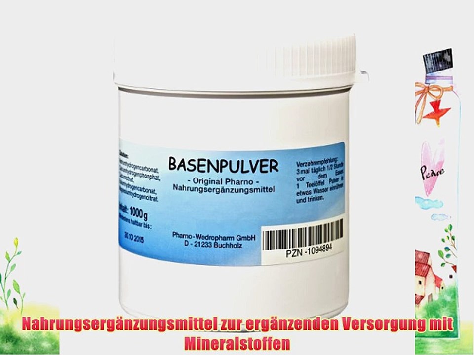 Basenpulver - Original Pharno - 1000 g PZN: 1094894