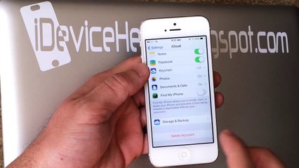 Delete iCloud Account From iPhone 5s,5c,5 Without Password iOS 7.0.6