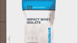 Myprotein Impact Whey Isolate Protein Chocolate Smooth 1er Pack (1 x 1 kg)