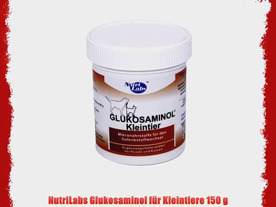 NutriLabs Glukosaminol f?r Kleintiere 150 g