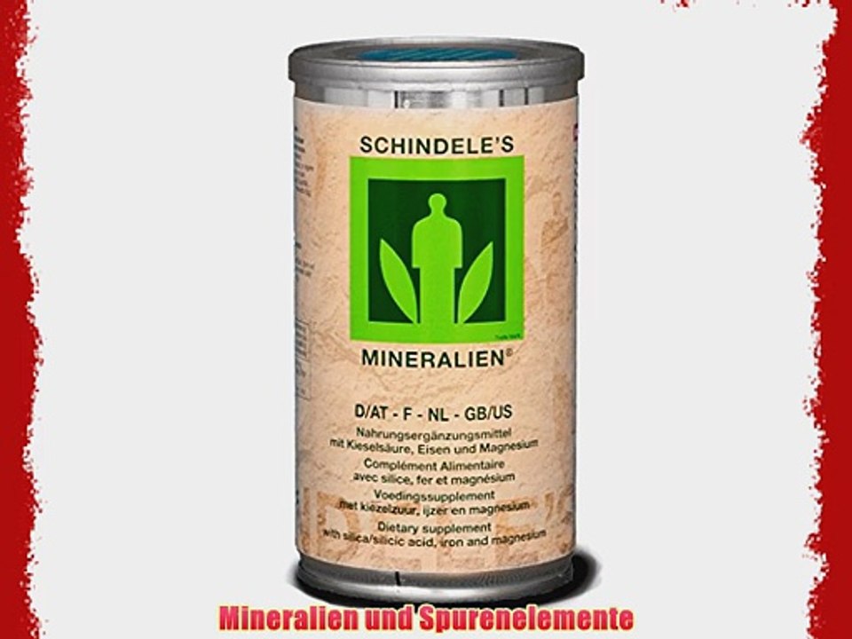 Schindele's Mineralien Kapseln 250 St.