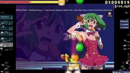 Osu! [Catch The Beat] Megumi Nakajima (Ranka Mei) - Nyan Nyan Song (Touhou Rock Remix)