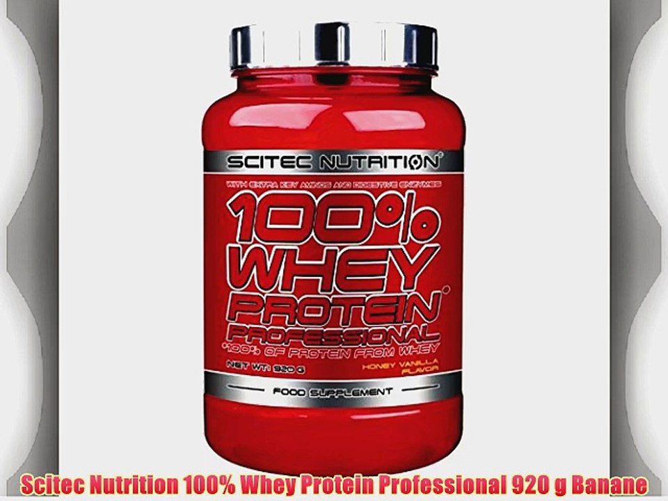 Scitec Nutrition 100% Whey Protein Professional 920 g Banane