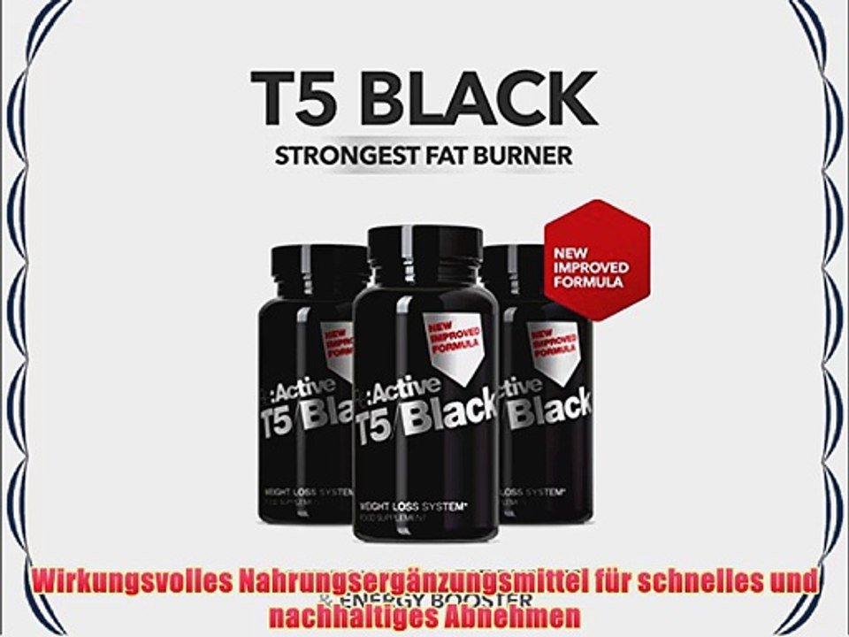 Re:Active T5 Black Fat Burner / Di?tkapseln - Neue Formel - 60 Kapseln