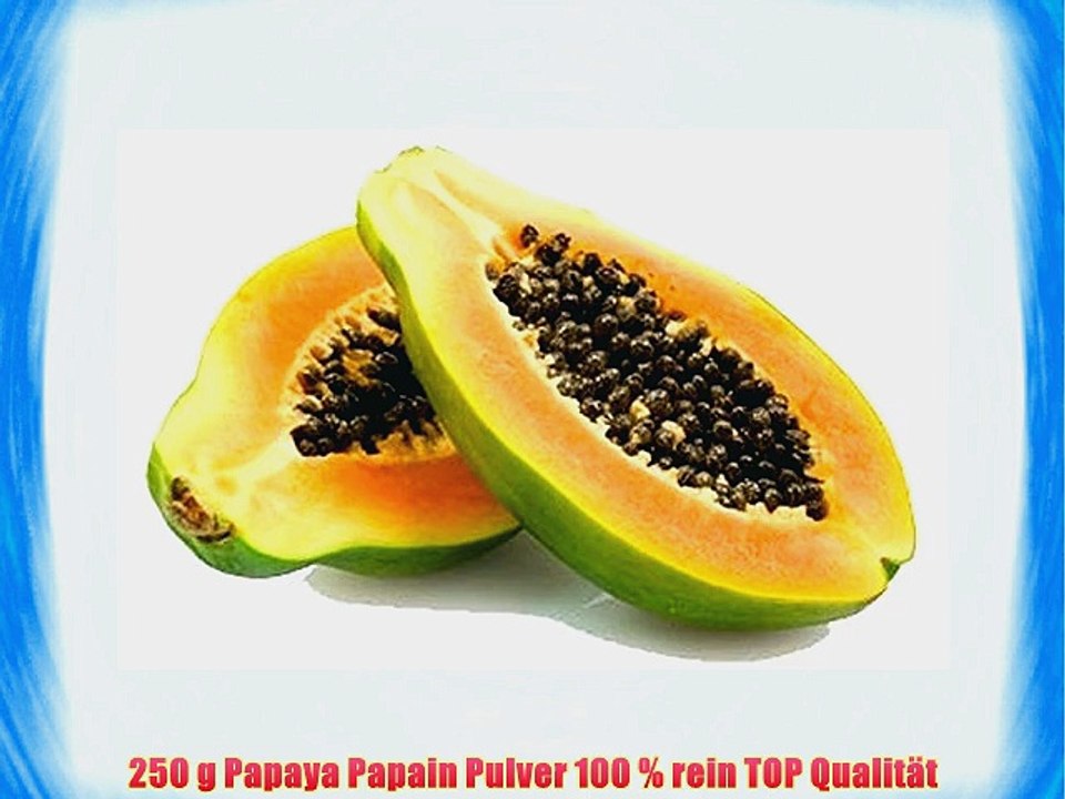 250 g Papaya Papain Pulver 100 % rein TOP Qualit?t