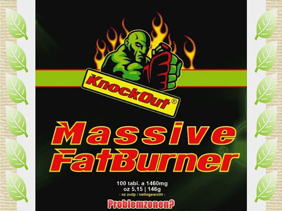 US FatBurner - Fettverbrennung f?r eine schlanke Figur - Knock Out Nutrition - 100 Tabletten