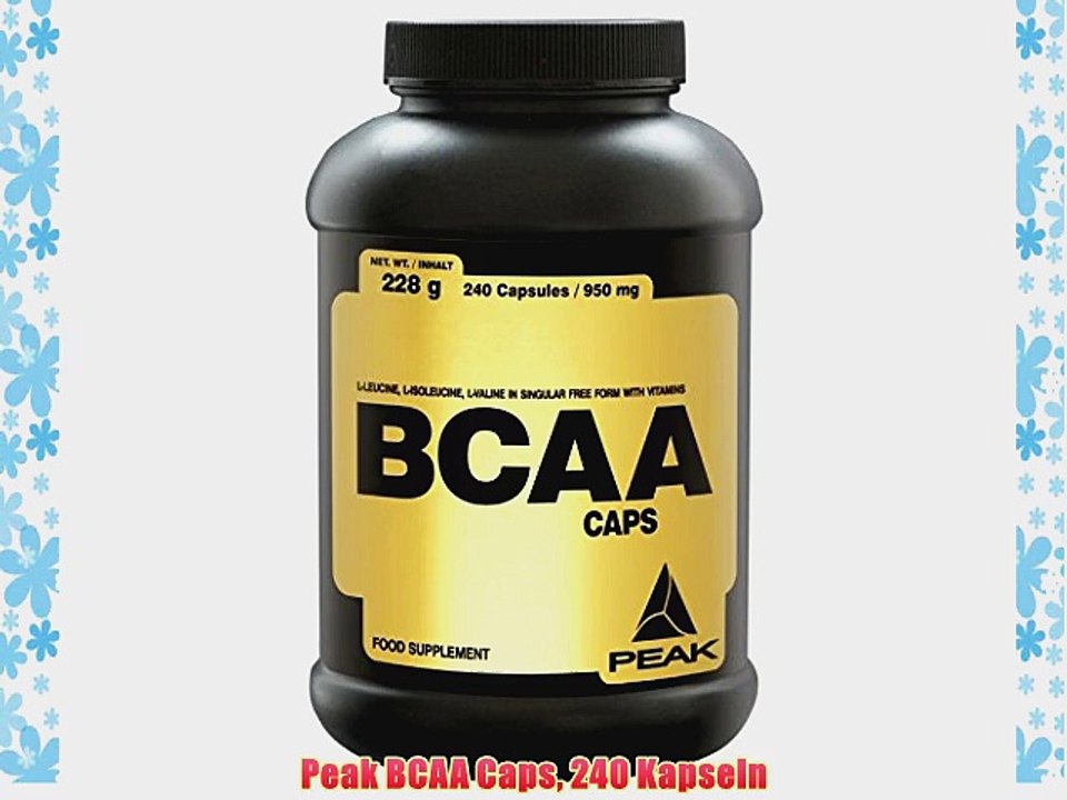 Peak BCAA Caps 240 Kapseln
