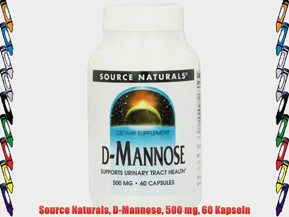 Source Naturals D-Mannose 500 mg 60 Kapseln