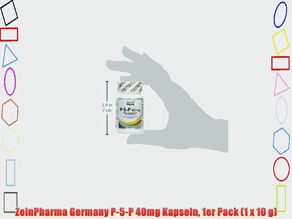 ZeinPharma Germany P-5-P 40mg Kapseln 1er Pack (1 x 10 g)