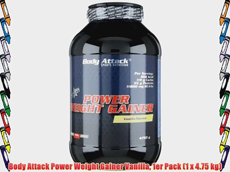 Body Attack Power Weight Gainer Vanilla 1er Pack (1 x 4.75 kg)