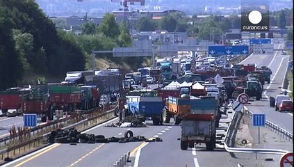 Lyon principal blanco de la ira de los ganaderos franceses