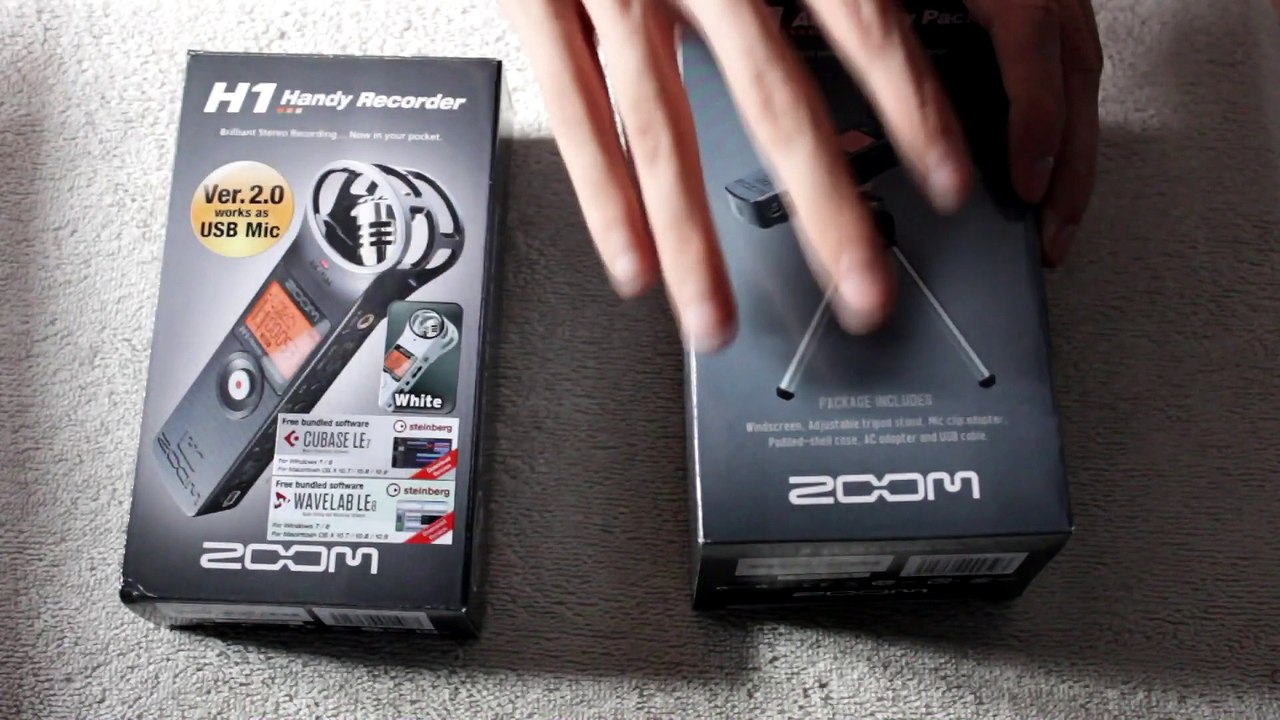 Unboxing + test ASMR (Zoom H1) French binaural (Français, Soft spoken, whisper, Crinkly Plastic...)