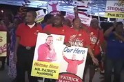Patrick Manning returns to T&T