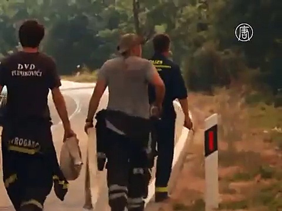 Лесные пожары в Хорватии не остановить из-за ветра