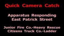 Maryland Fire Trucks - LADDER & HEAVY RESCUE APPARATUS RESPONDING - Frederick