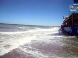 Playa de las Grutas :Pleamar de 9.38 m  2010