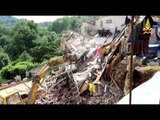 Vicenza - Crolla abitazione, anziano di 88 anni estratto vivo dalle macerie (23.07.15)