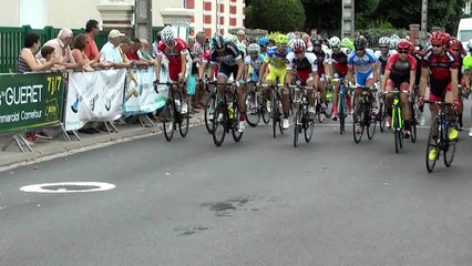 criterium cycliste à Evaux-les-Bains