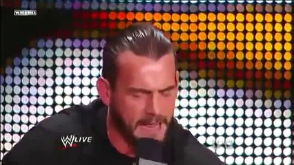 WWE - CM Punk Pipebomb on RAW (2011-06-27)