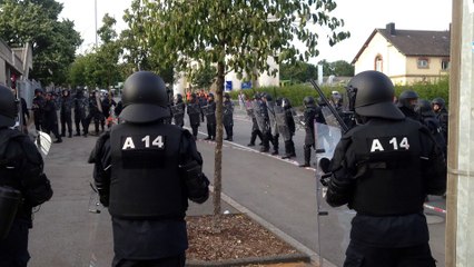 Les hooligans croates à Luxembourg
