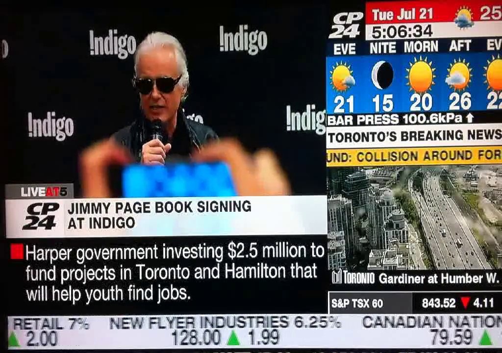 Jimmy Page in Toronto