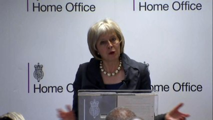 Home Secretary Theresa May announces police custody review