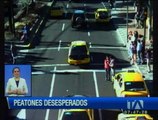 Los peatones imprudentes pueden generar graves accidentes de tránsito