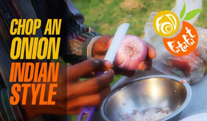 How to finely chop an onion fast way | Indian Style Food