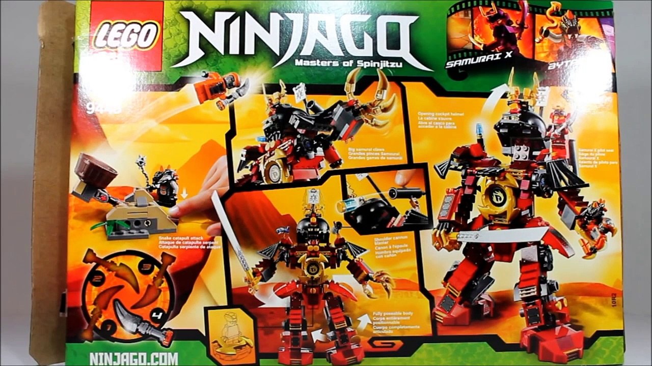 Lego Ninjago Samurai Mech Review 9448 - video Dailymotion