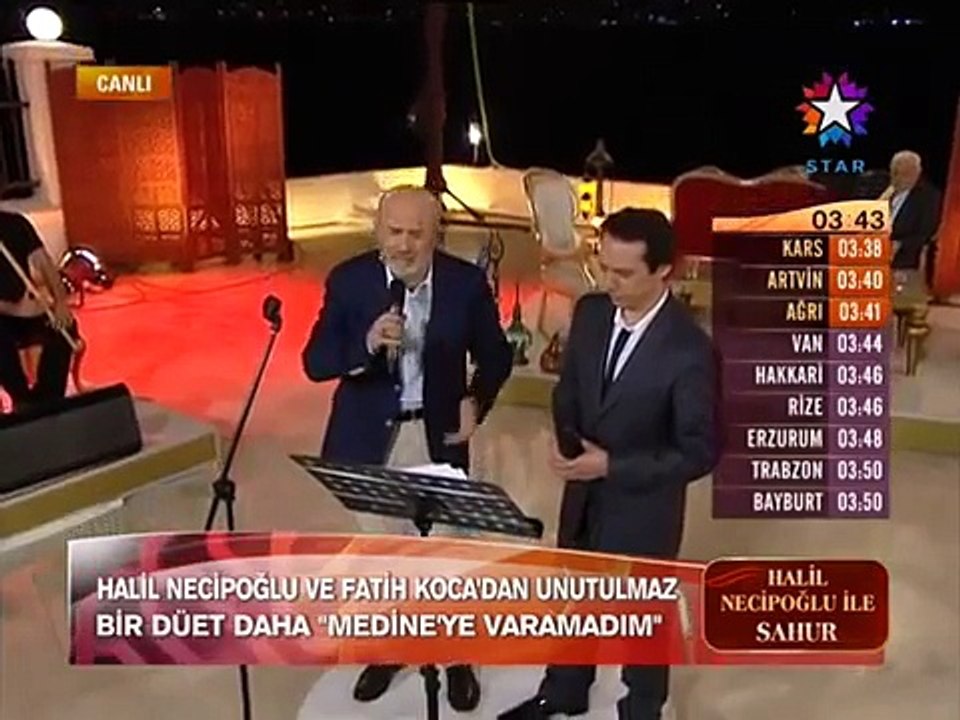 Halil Necipoğlu & Fatih Koca - Medineye Varamadım ilahisi