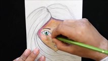 Speed Paint | Aria in Colored Pencil