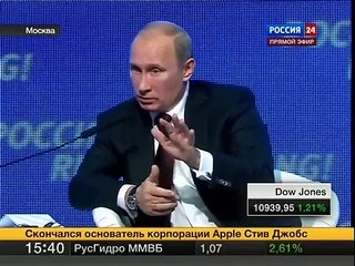 Путин о ВТО. Форум Россия Вперед! 2011. ПЭ (sl)