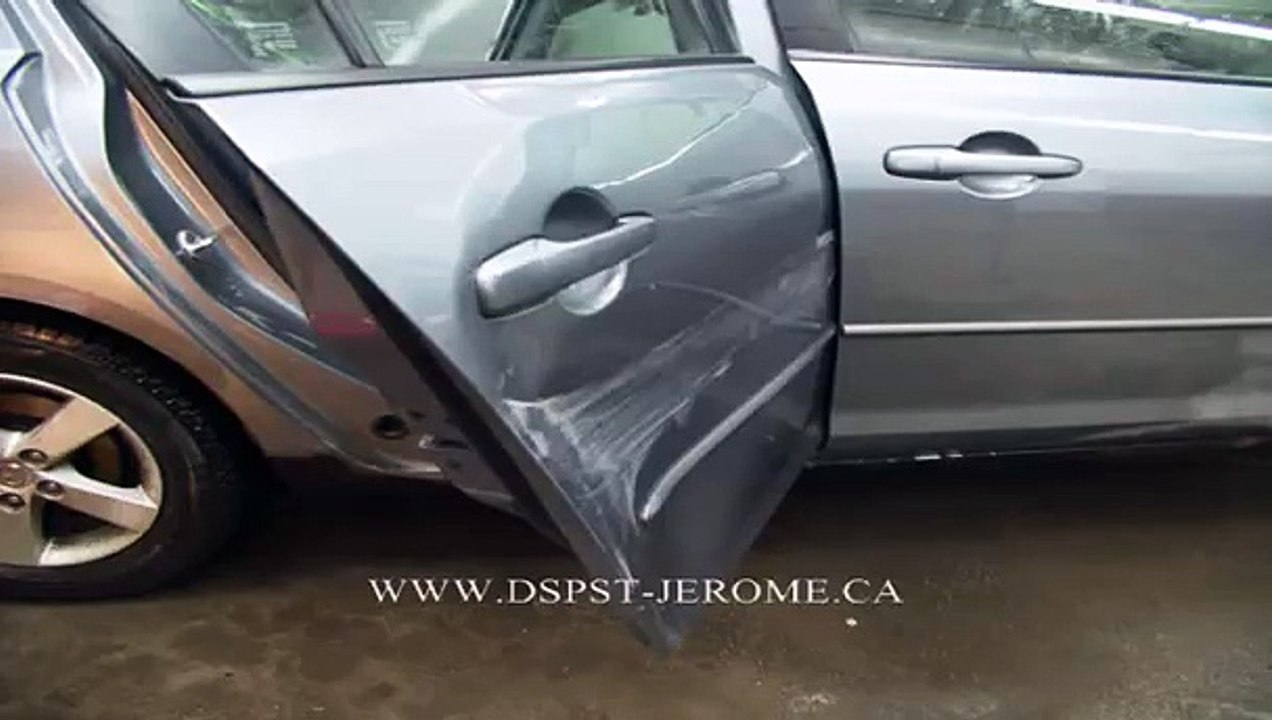 Débosselage sans peinture de dommages extrêmes sur Mazda