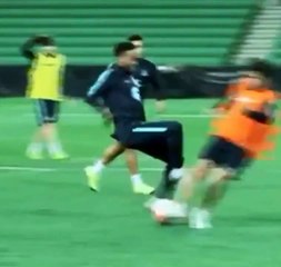 Raheem Sterling Amazing Nuts & Roulette Skils on Manchester City Training 2015